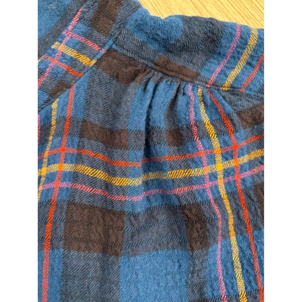 Anthropologie Isadora Plaid‎ Button-Back Tunic Size S - Picture 7 of 12